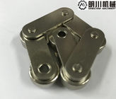 Nickel Plated Double Pitch Roller Chain Straight Plate With High Tensile Strength