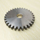 Simplex Row Straight Bevel Gear , 304 Stainless Steel Spur Gears Silver Color